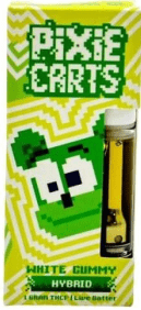 Pixie Carts White Gummy Live Badder Thc-P Cartridge - 1 Gram