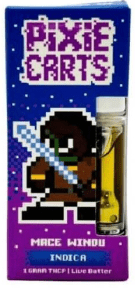 Pixie Dust Carts Maze Windu Live Badder Thc-P Cartridge - 1 Gram