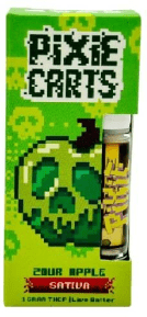 Pixie Dust Carts Sour Apple Live Badder Thc-P Cartridge - 1 Gram