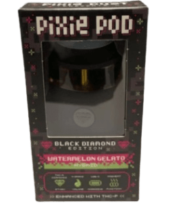 Pixie Pod Vape | Pixie pod 4g black diamond edition Watermelon Gelato THCa + THCP 4ml Vape
