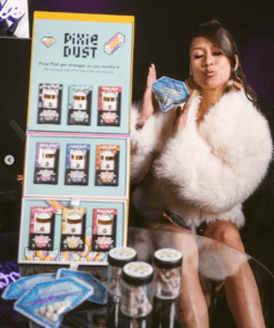 Pixie dust brand | Pixie pod 4g Master case black diamond edition THCa + THCP 4ml Vape
