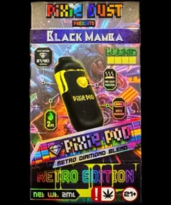 Pixie Dust Retro Diamond Blend Disposable Black Mamba