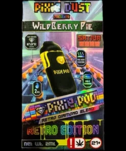 Pixie Pod Retro Diamond Blend Disposable Vape Wildberry Sativa